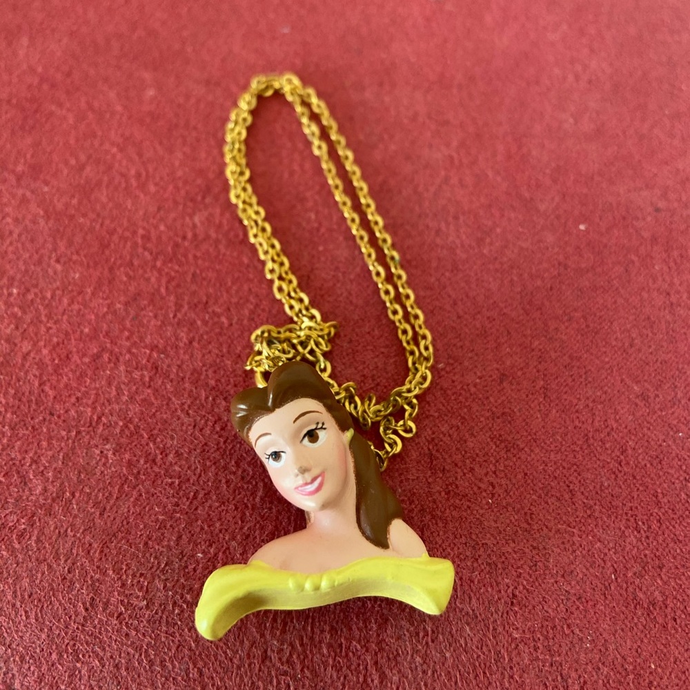 VINTAGE Beauty and the Beast necklace.